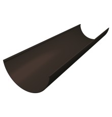 Желоб Классика 120 ПВХ Grand Line 3м Коричневый (RR32)