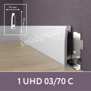 Плинтус напольный Solid 1 UHD 03/70C